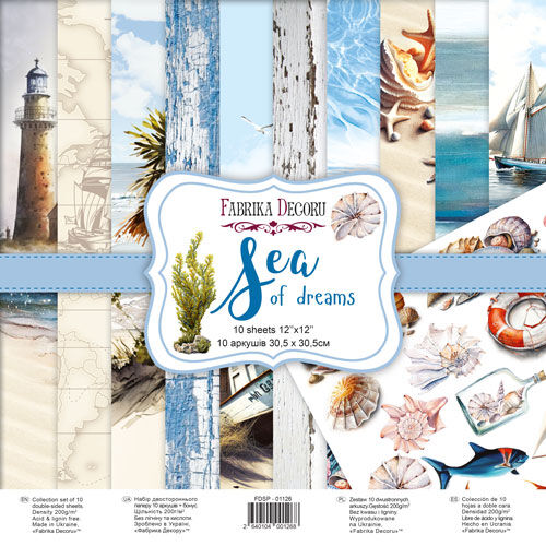 FDC Paper Pack 12x12" - Sea of Dreams