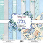 FDC Paper Pack 12x12" - Shabby Baby Boy Re-Design