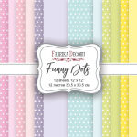 FDC Paper Pack 12x12" - Funny Dots