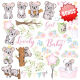 FDC Paper Pack 12x12" - Puffy Fluffy Girl