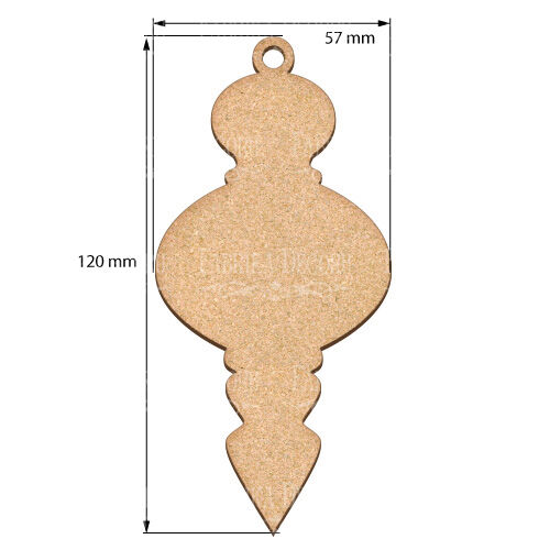 FDC Ornament MDF - #434