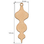 FDC Ornament MDF - #446