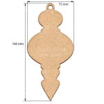 FDC Ornament-Set MDF - #468