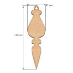 FDC Ornament-Set MDF - #468