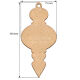 FDC Ornament-Set MDF - #468