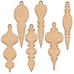 FDC Ornament-Set MDF - #469