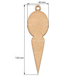 FDC Ornament-Set MDF - #469