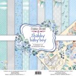 FDC Paper Pack 8x8" - Shabby Baby Boy Re-Design