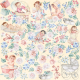 FDC Cut-Out Sheet 12"x12" - Shabby Baby Girl Re-Design