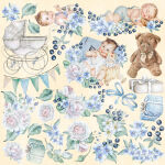 FDC Cut-Out Sheet 8"x8" - Shabby Boy Re-Design