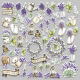 FDC Die-Cuts/Ephemera/Stanzteile - Lavender Provence