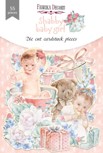 FDC Die-Cuts/Ephemera/Stanzteile - Shabby Baby girl Re-Design
