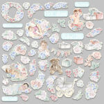 FDC Die-Cuts/Ephemera/Stanzteile - Shabby Baby girl...