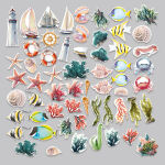 FDC Die-Cuts/Ephemera/Stanzteile - Sea of Dreams