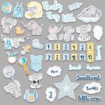 FDC Die-Cuts/Ephemera/Stanzteile - My Cute Baby Elephant Boy