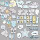 FDC Die-Cuts/Ephemera/Stanzteile - My Cute Baby Elephant Boy