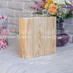 FDC Album - Blanko 20x20 cm Pine Board with Gold