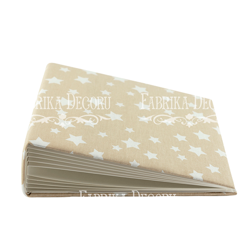 FDC Album - Blanko 20x20 cm Beige Stars