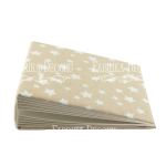 FDC Album - Blanko 20x20 cm Beige Stars