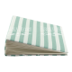 FDC Album - Blanko 20x20 cm Minty White Stripes