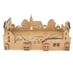 FDC Laserstanzteile MDF 3D - Tabletop Christmas in the City