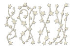 FDC Chipboard-Set - Star Threads Black #602
