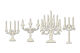 FDC Chipboard-Set - Candlesticks with curls Black #588