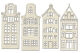 FDC Chipboard-Set - Winter in the city Black #165