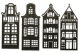 FDC Chipboard-Set - Winter in the city Black #165