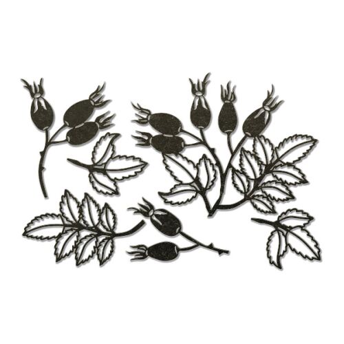 FDC Chipboard-Set - Autumn botanical diary Black #737