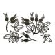 FDC Chipboard-Set - Autumn botanical diary Black #737