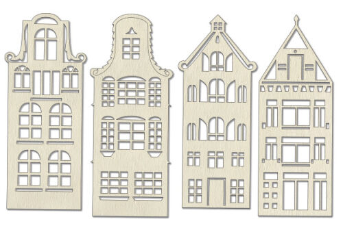 FDC Chipboard-Set - Winter in the city #165