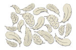 FDC Chipboard-Set - Cutie sparrow #613