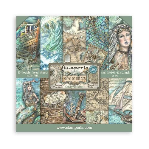 STP Paper Pad 12x12" - Songs of the Sea 