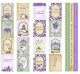 FDC Ephemera - Cut-Out Strips Lavender Provence