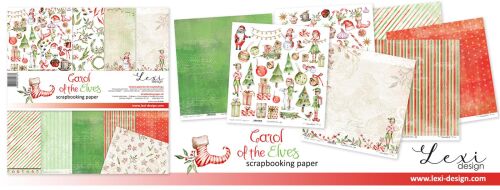 LSL Paper Pack 12"x12" - Carol of the Elves
