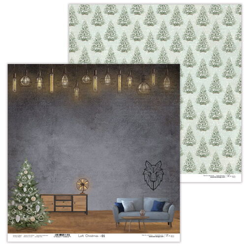 LSL Paper Pack 12"x12" - Loft Christmas (Sonderedition von Paperheaven)
