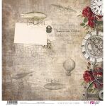 PFY Paper Pad 12x12" - Killing me softly with Steampunk