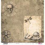PFY Paper Pad 12x12" - Killing me softly with Steampunk