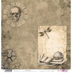 PFY Paper Pad 12x12" - Killing me softly with Steampunk