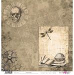 PFY Paper Pad 12x12" - Killing me softly with Steampunk