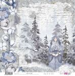 PFY Paper Pad 12x12" - Snow on the Forest