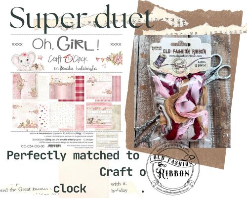 OFR Satin Ribbon - 5 x1,2 m Oh Girl