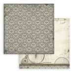 STP Paper Pad 8x8" - Voyages Fantastique Background