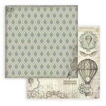 STP Paper Pad 8x8" - Voyages Fantastique Background