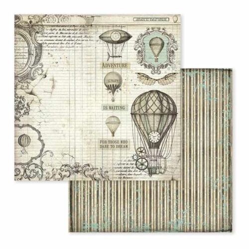 STP Cardstock - Voyages Fantastiques Air Balloon