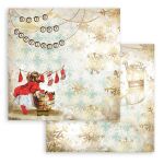 STP Cardstock - Romantic Christmas Socks