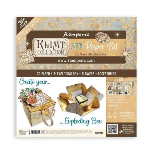 STP 3D-Paper Kit - Klimt Exploding Box
