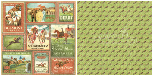 G45 Cardstock - Off to the Races Belmont Stakes