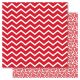 RRI Cardstock - Bella! Fusion Red Chevron